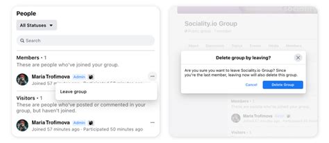 how to remove yourself from a public group on facebook
