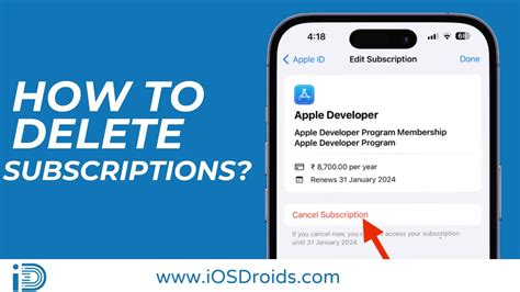 how to remove youtube subscriptions on iphone