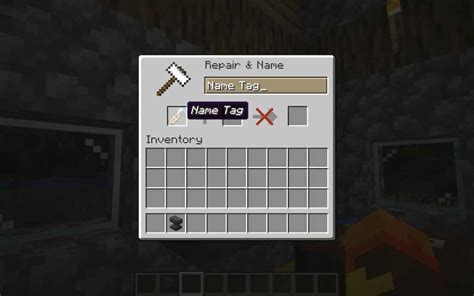 how to rename a name tag in minecraft