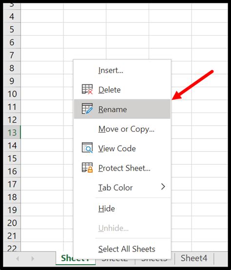 how to rename a sheet in excel macro
