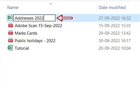 how to rename excel file in mobile