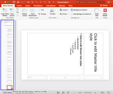 how to rename slide master in powerpoint