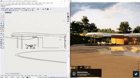 how to render rhino model in lumion