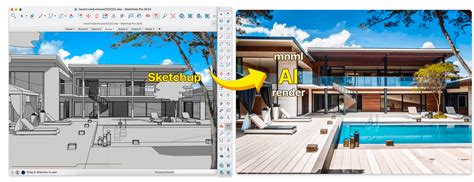 how to render sketchup file in lumion