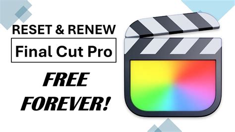 how to renew final cut pro trial