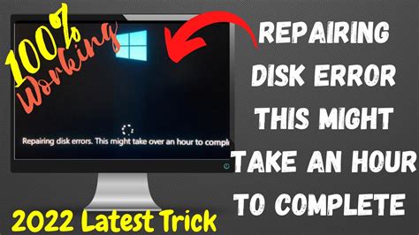 how to repair disk errors windows 10