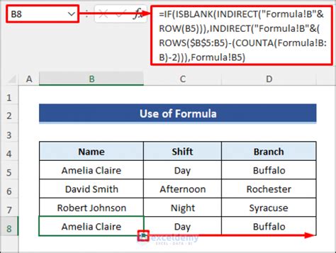 how to repeat data in excel