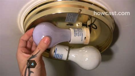 how to replace a broken light bulb in socket