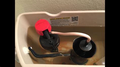 how to replace a canister flush valve seal
