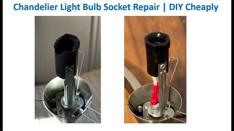 how to replace a chandelier light socket