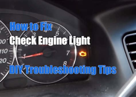 how to replace a check engine light bulb