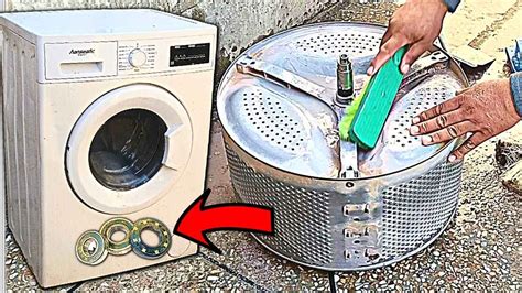 how to replace a drum in a washing machine