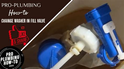 how to replace a float valve washer