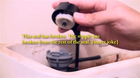 how to replace a fluidmaster fill valve seal