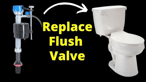 how to replace a flush valve in a toilet tank