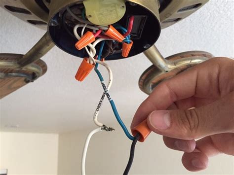 how to replace a light socket in a ceiling fan