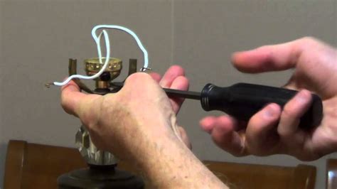 how to replace a light socket in a floor lamp