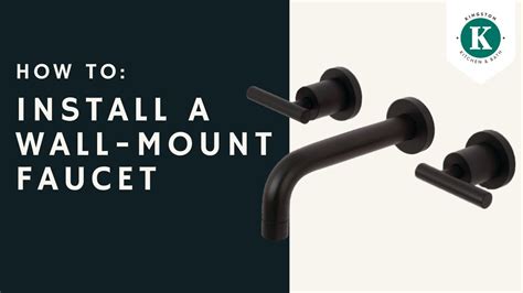 how to replace a wall faucet