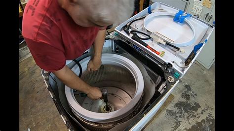 how to replace a washing machine tub seal
