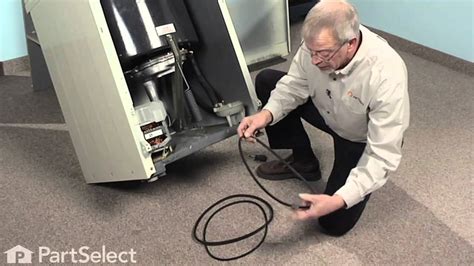 how to replace belt on whirlpool front load washer