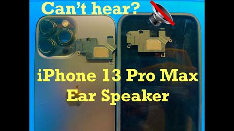 how to replace ear speaker on iphone 13