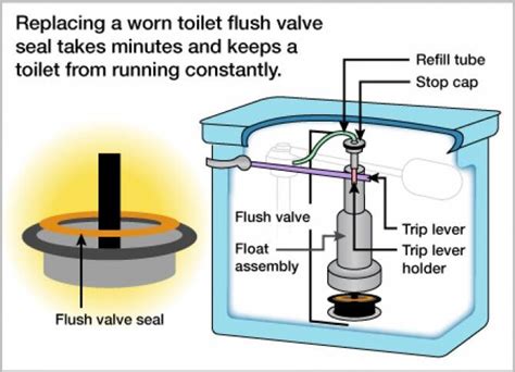 how to replace flush valve seal
