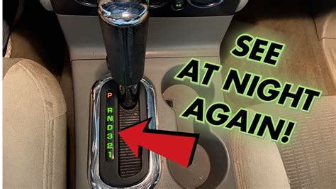 how to replace gear shift indicator light bulb