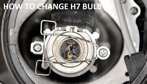 how to replace h7 bulb connector