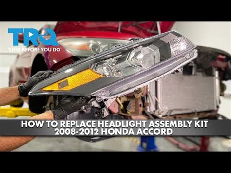 how to replace headlight bulb on 2012 honda accord