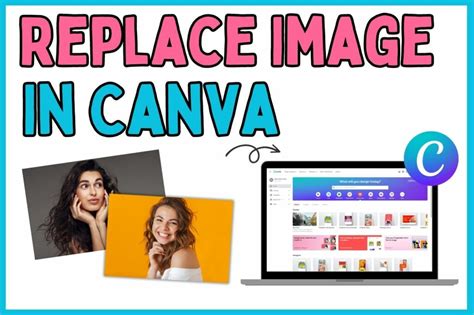 how to replace image in canva computer