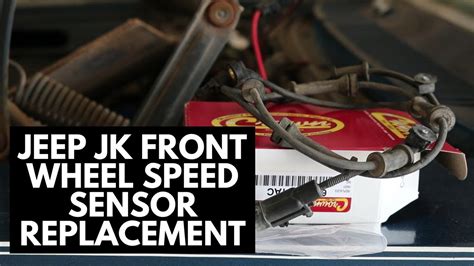 how to replace left front wheel speed sensor