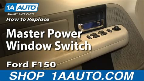 how to replace master power window switch