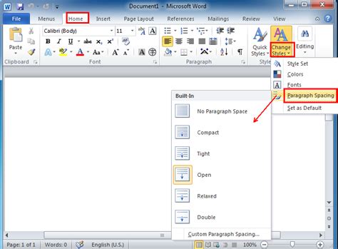 how to replace paragraph in word