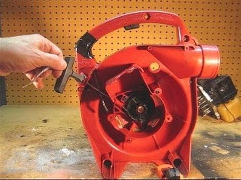 how to replace pull cord on homelite blower