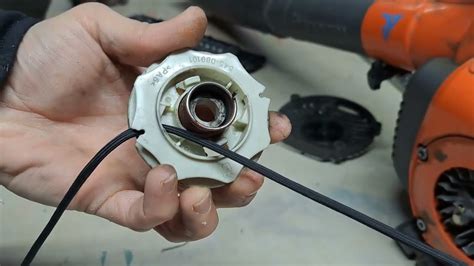 how to replace pull cord on husqvarna blower
