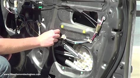 how to replace rear driver side window regulator