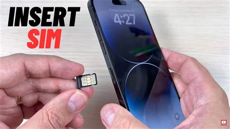 how to replace sim card in iphone 14 pro max