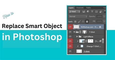how to replace smart object in photoshop