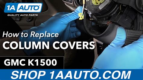 how to replace steering column cover