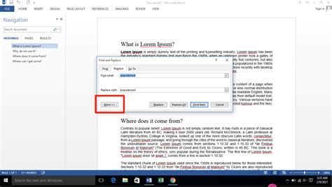 how to replace text in multiple word documents