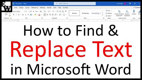 how to replace text with a picture in word