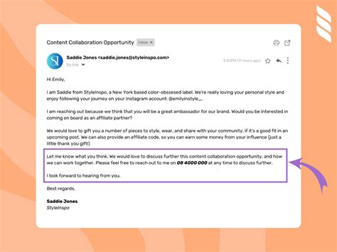 how to reply collaboration email