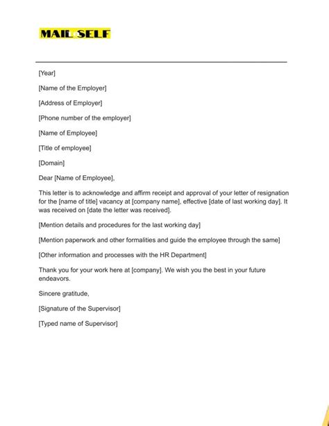 how to reply to a resignation email sample