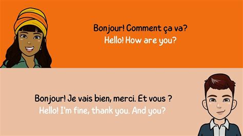 how to reply to bonjour
