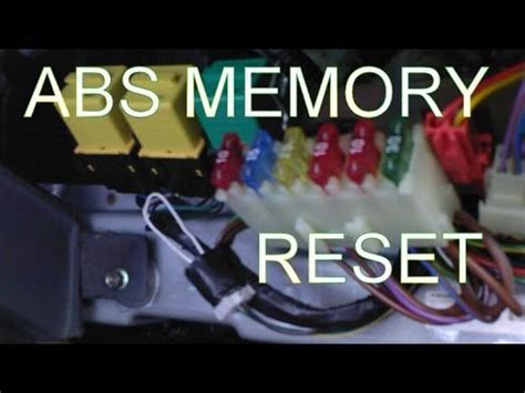 how to reset abs light after replacing sensor