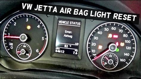 how to reset airbag light on vw t5