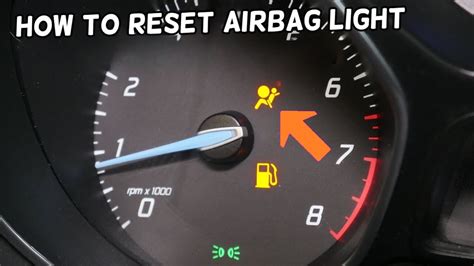 how to reset airbag light with scanner
