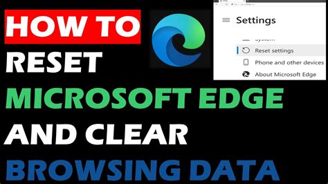 how to reset all data on a website
