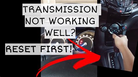 how to reset automatic gearbox