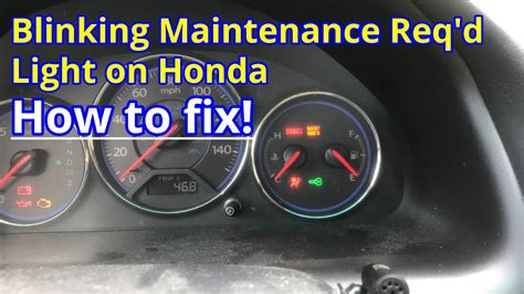 how to reset blinking check engine light